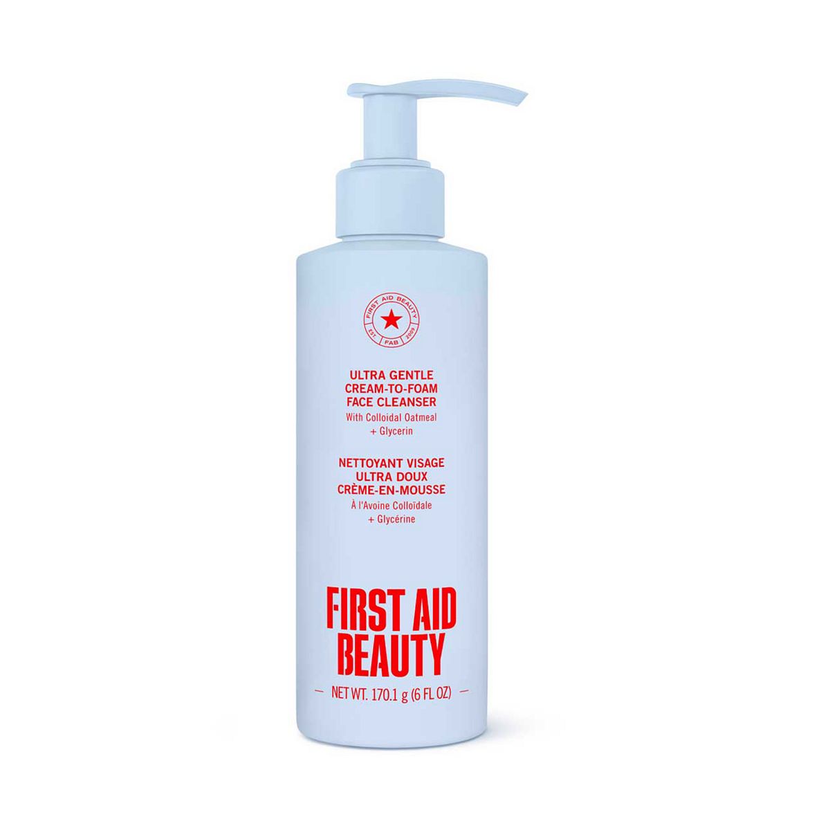 First Aid Beauty Ultra Gentle Cream-To-Foam Face Cleanser 170.1g