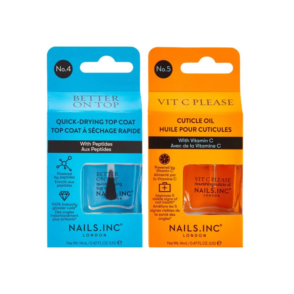 Nails Inc Better On Top And Cuticle Oil Duo