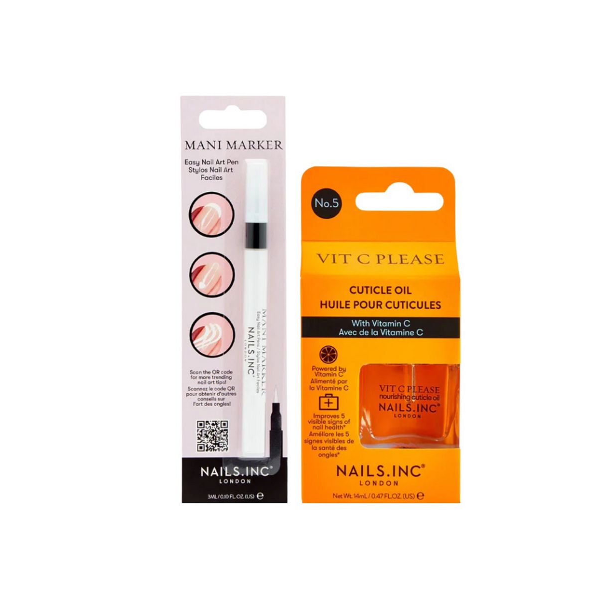 Nails Inc Mani Marker And Cuticle Oil Duo