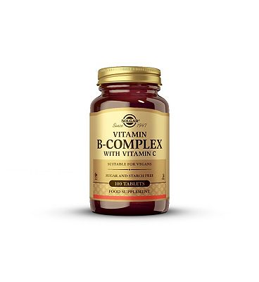 Solgar Vitamin B Complex Vitamin C, 100 Tablets