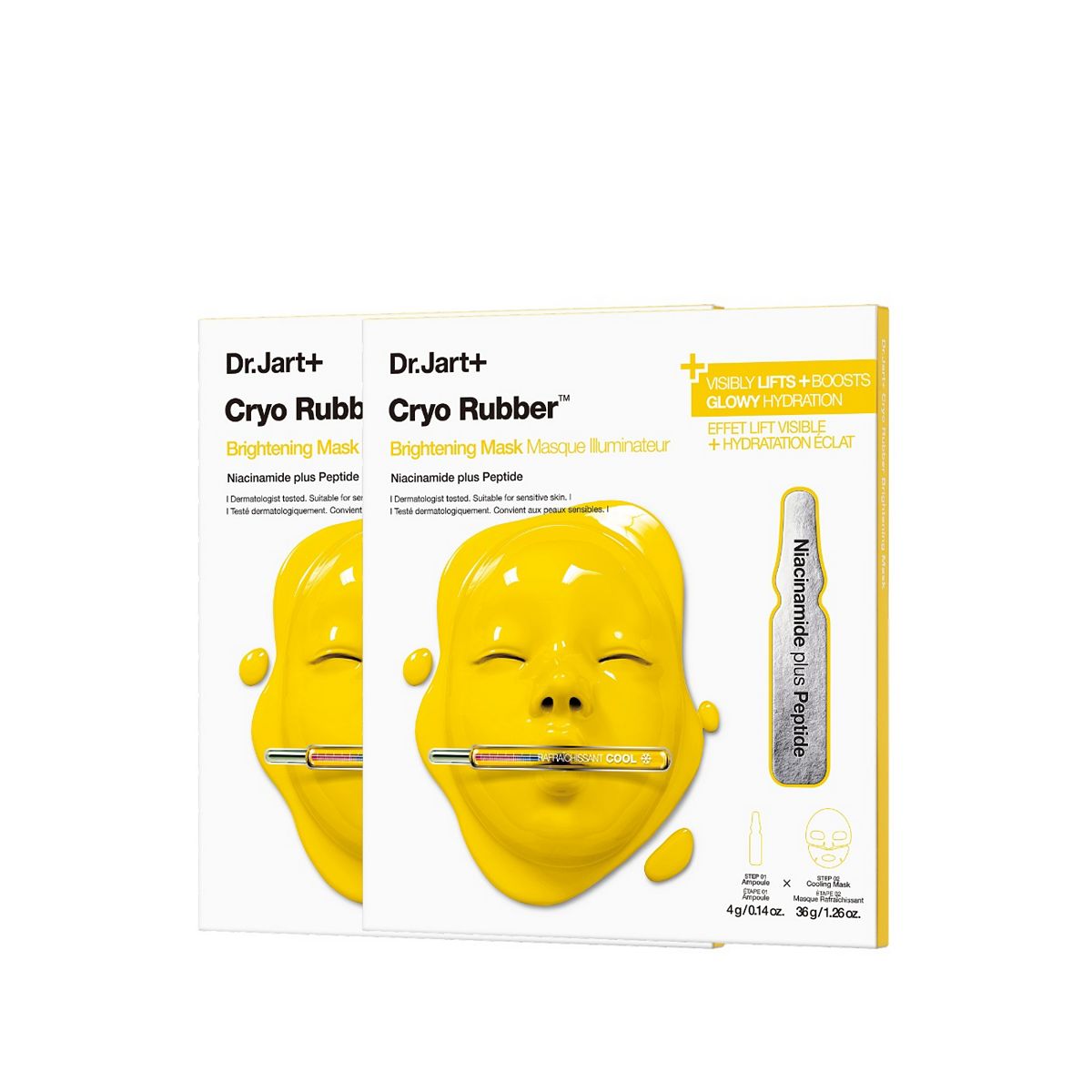 Dr Jart Cryo Rubber™ Brightening Mask With Niacinamide Duo