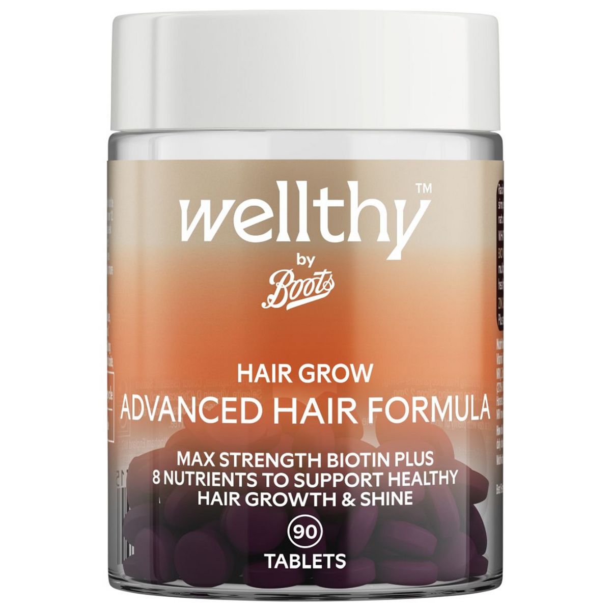   Wellthy By Hair Grow Advanced Formula 90 Tablets