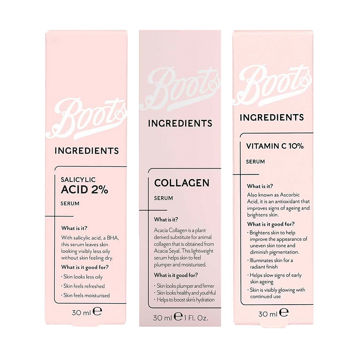 Boots Ingredients Serum Bundle