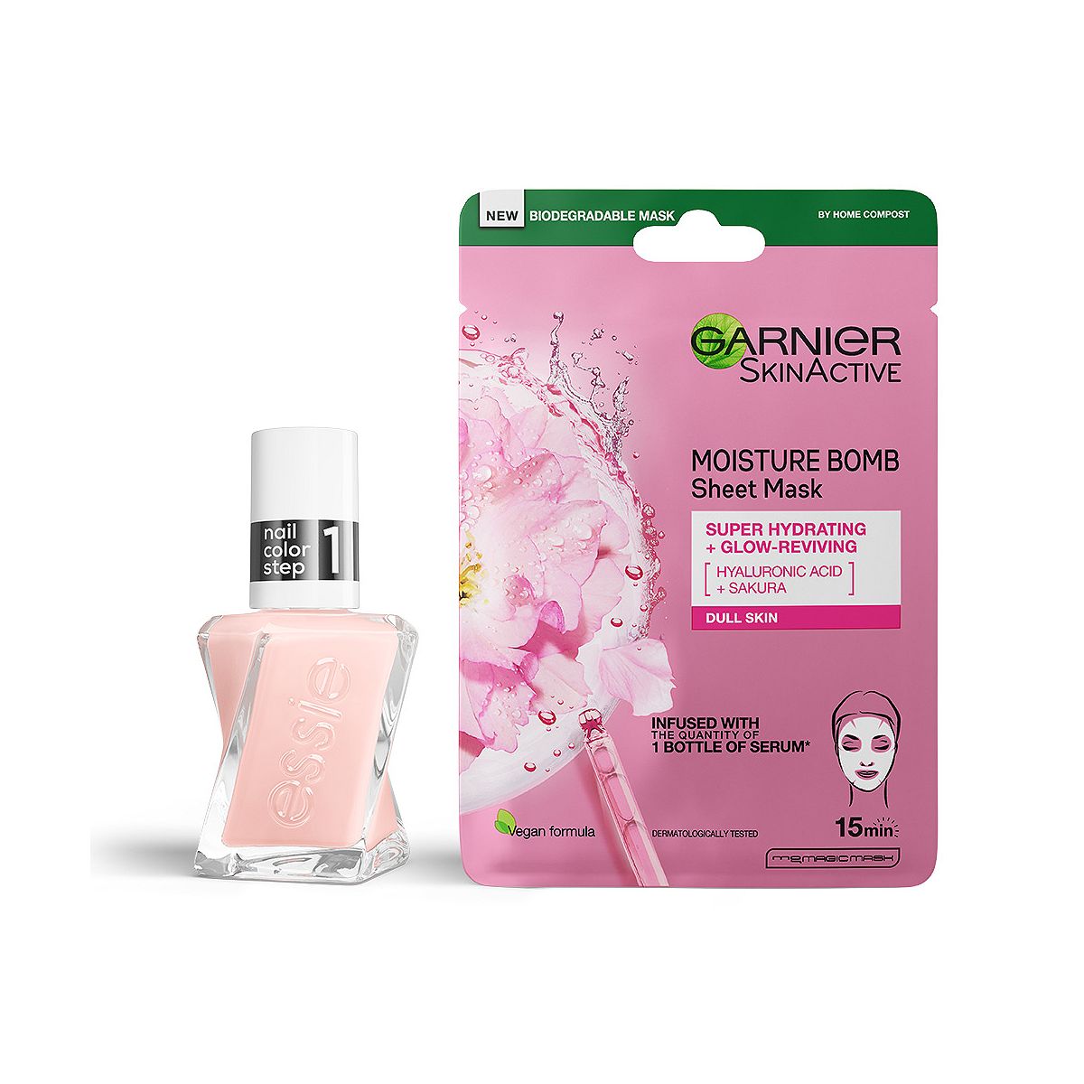 Essie Fairy Tailor & Garnier Cherry Mask