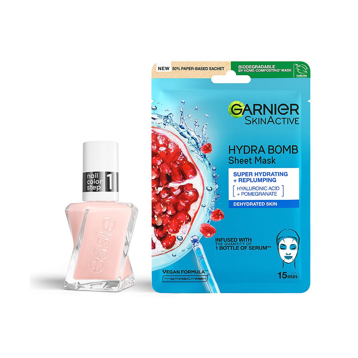 Essie Fairy Tailor & Garnier Face Mask