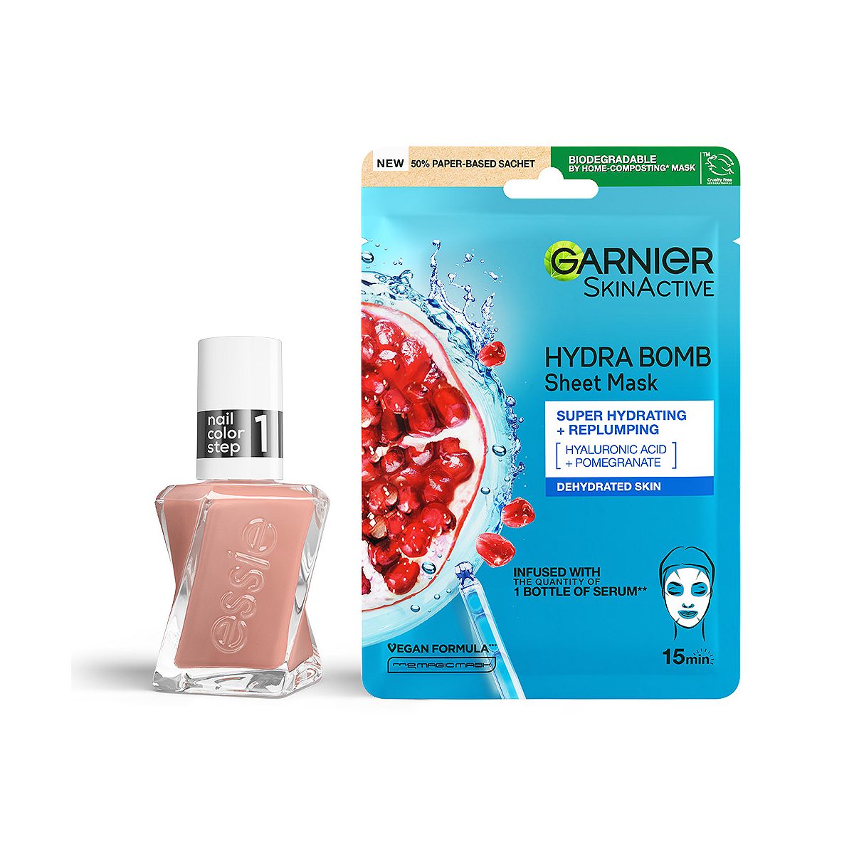 Essie Couture Of Course & Garnier Face Mask