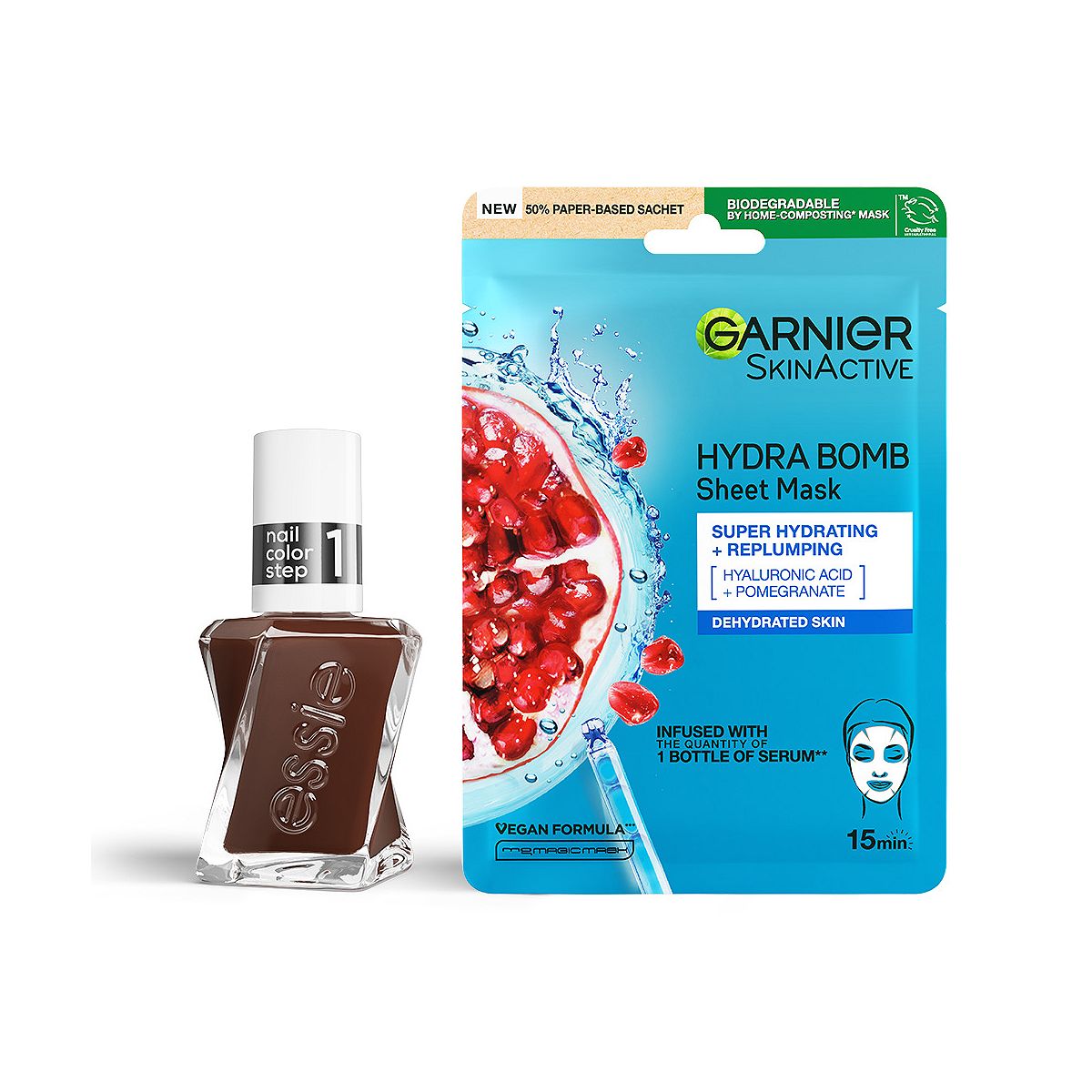 Essie Checked Out & Garnier Face Mask