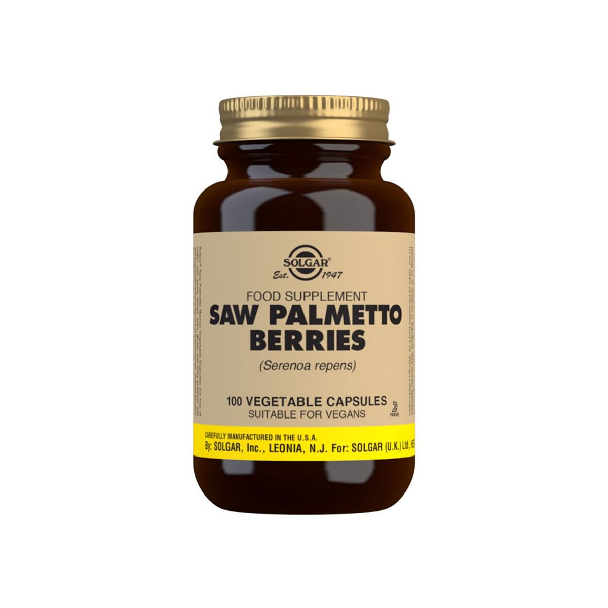 Solgar Saw Palmetto Berries 100 Capsules
