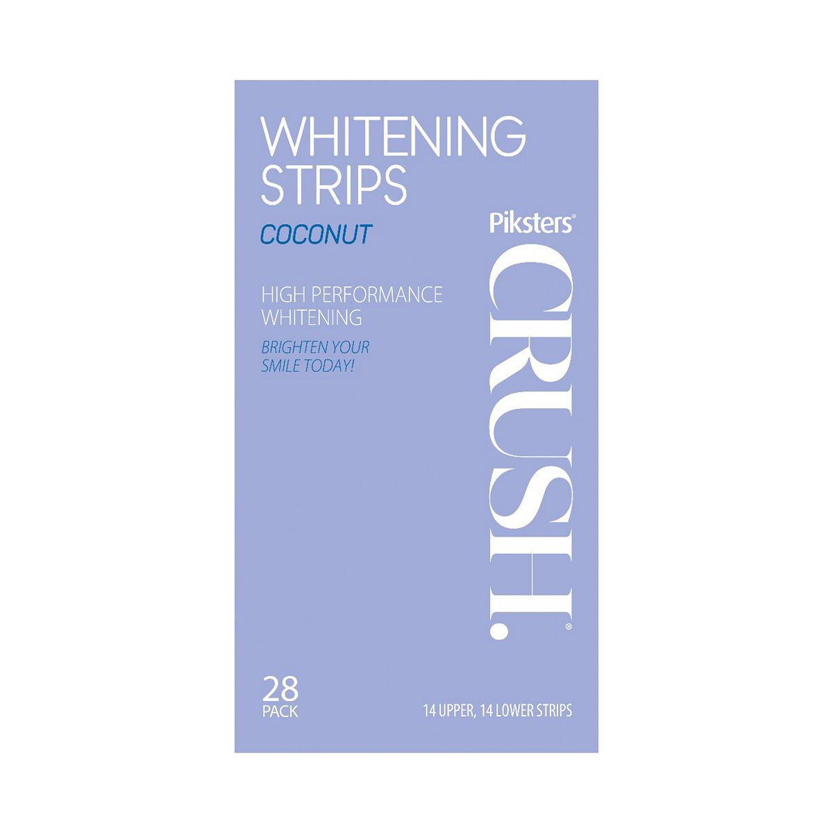 Crush Piksters Whitening Strips Coconut Flavoured 28