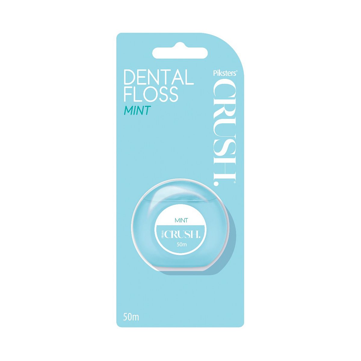 Crush Piksters Dental Floss Mint Flavoured 50 Metres