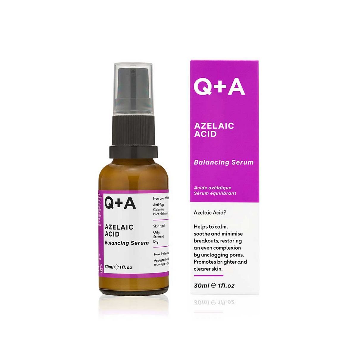Q+A Azelaic Acid Facial Serum 30Ml