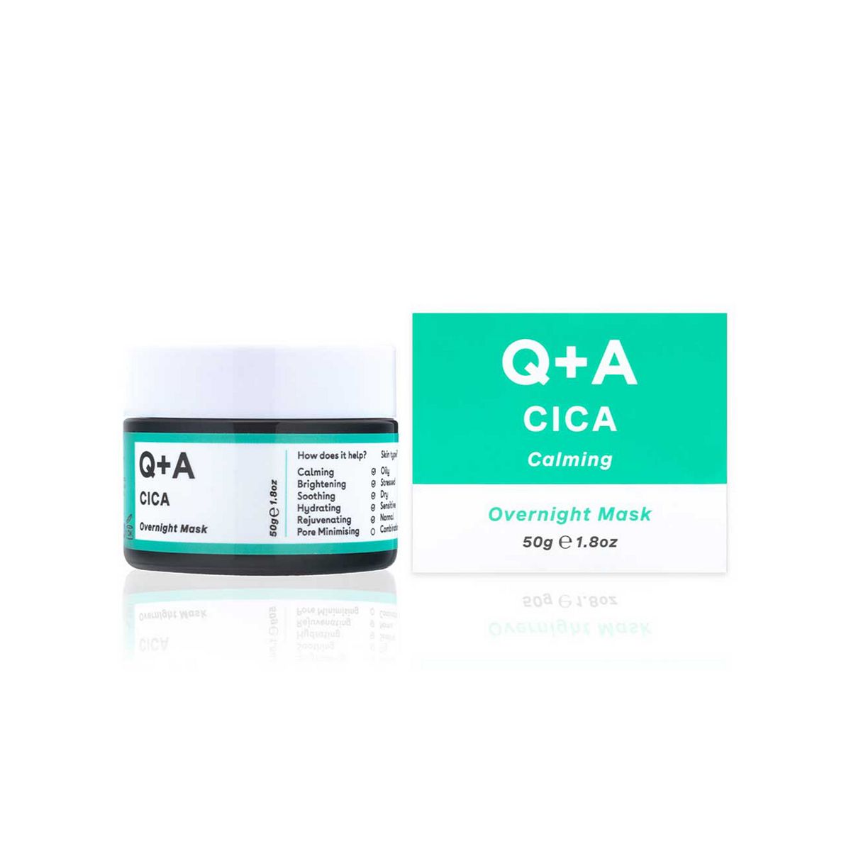 Q+A Cica Overnight Face Mask 50Ml
