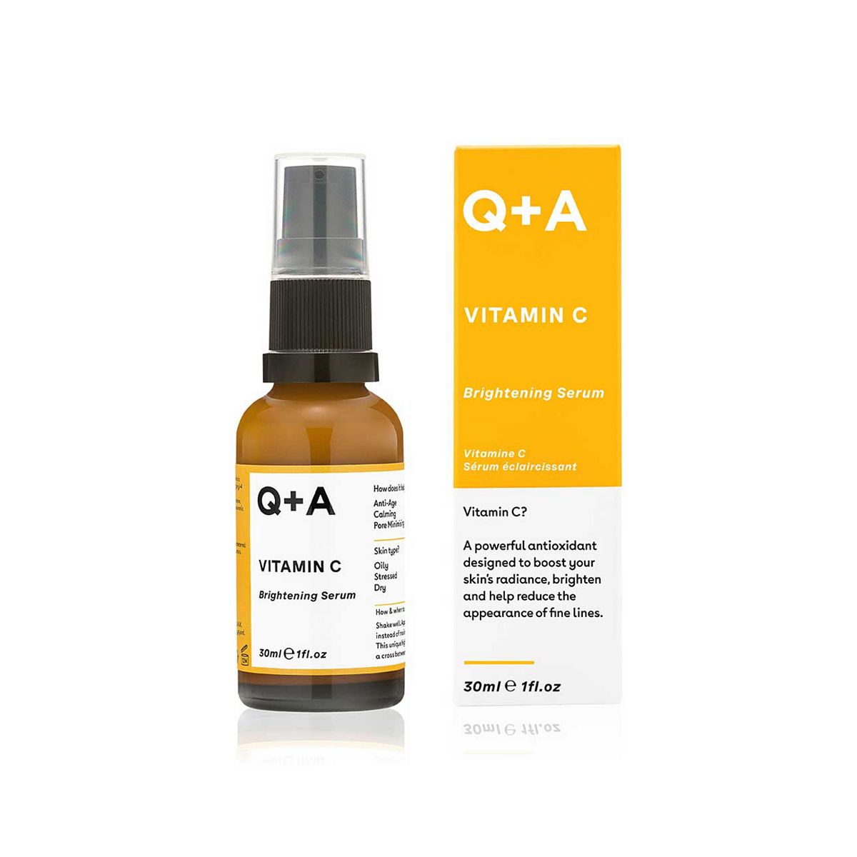 Q+A Vitamin C Brightening Serum 30Ml