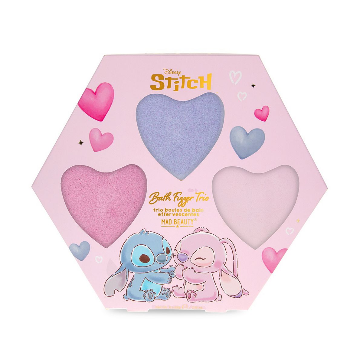Mad Beauty Disney I Heart Stitch Bath Fizzer Trio 60g