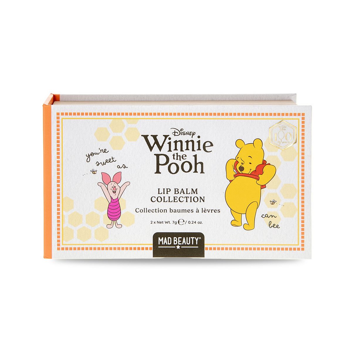 Mad Beauty Disney Winnie The Pooh Storybook Lip Balm Duo 7g