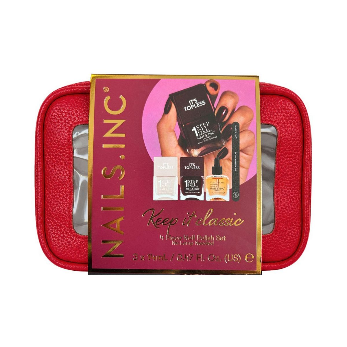 Nails Inc Nails.inc 4-Piece Nail Polish Kit Keep It Classic