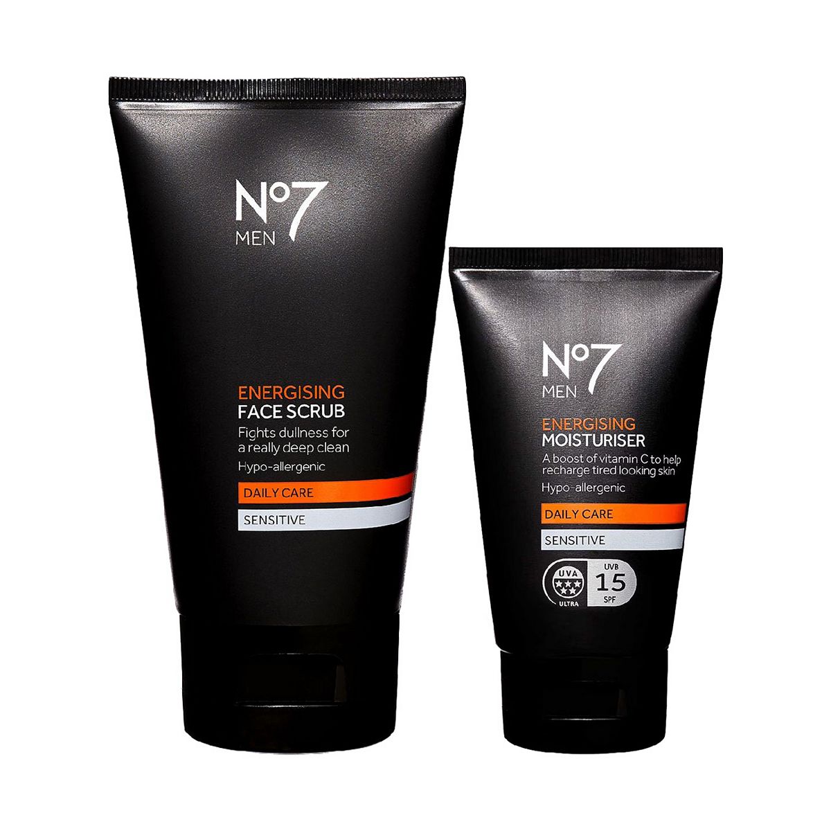 No7 Men's Energising Moisturiser & Face Scrub