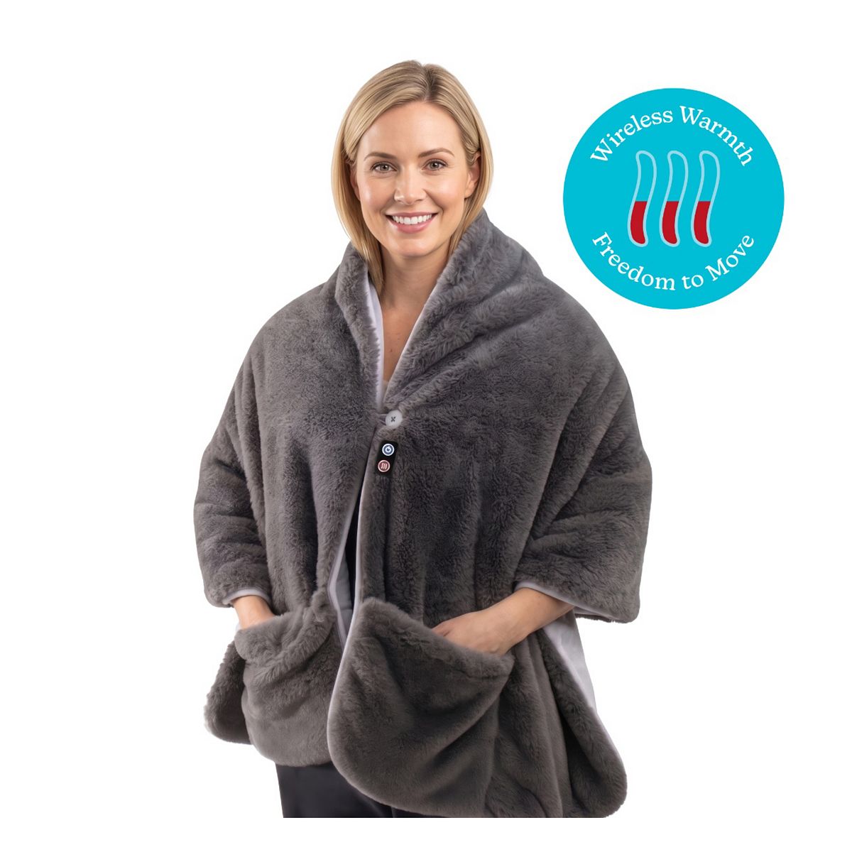 Homedics Cosy Cordless Warming Shawl
