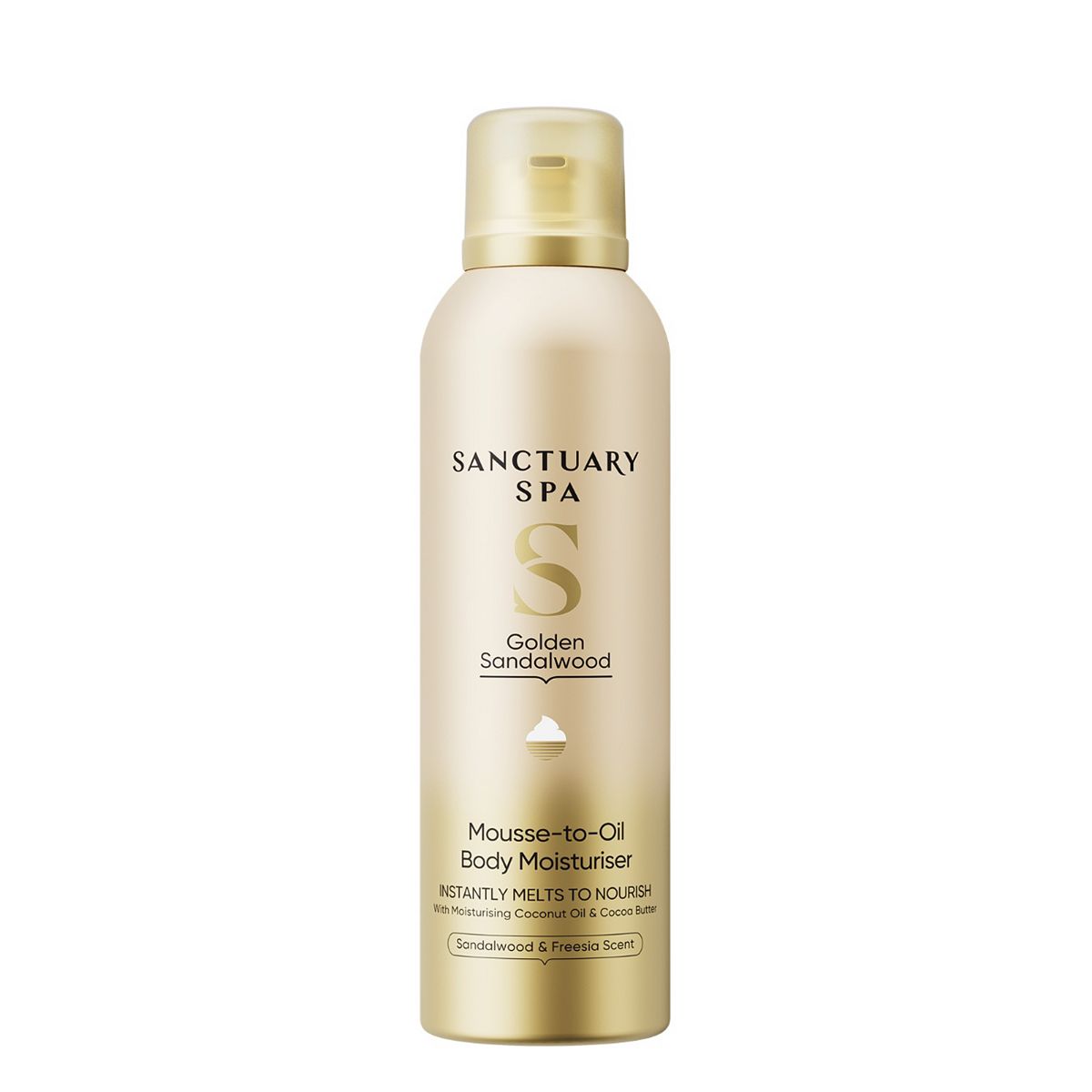 Sanctuary Spa Golden Sandalwood Mousse To Oil200 ml, 200ml