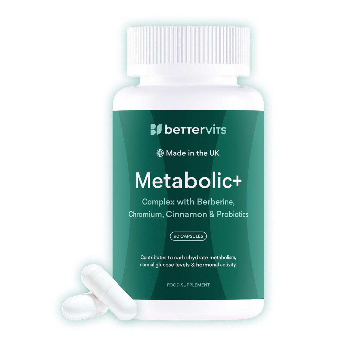 Bettervits Metabolic+, 90 Capsules