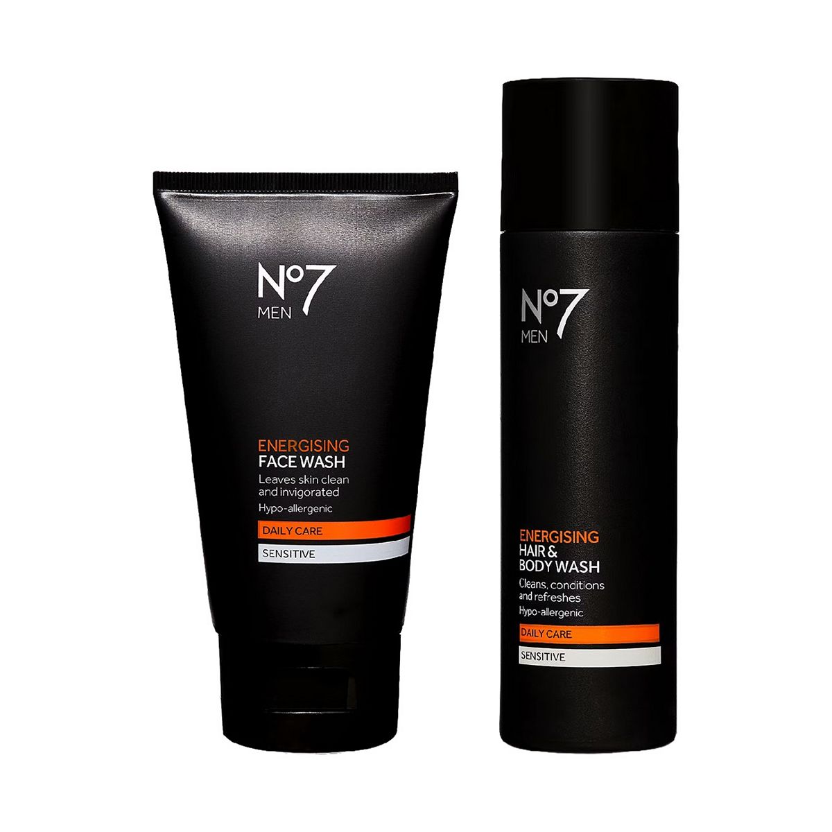 No7 Men's Energising Face Wash & Hair And Bodywash