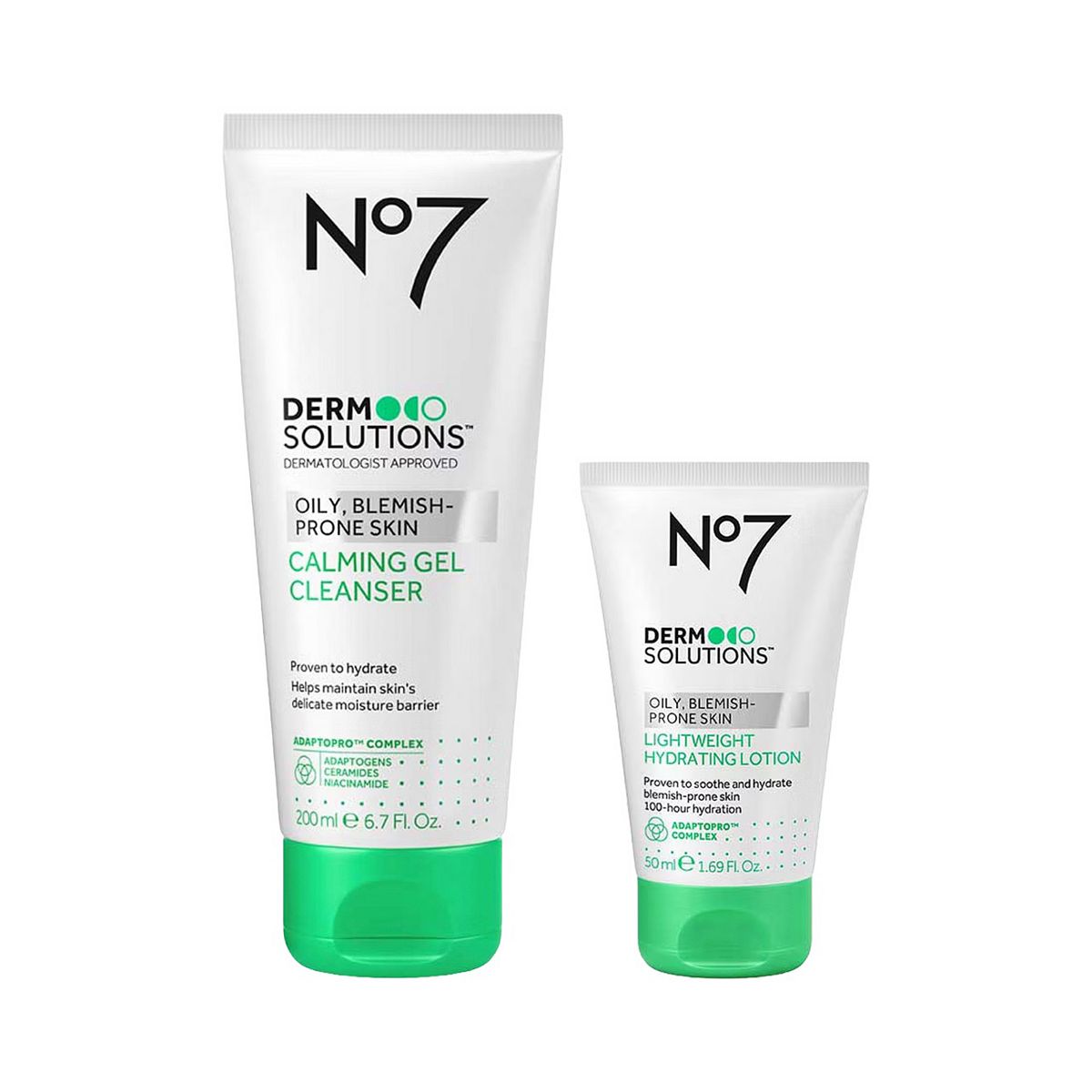 No7 Derm Solutions Gel Cleanser & Hydrating Moisturiser