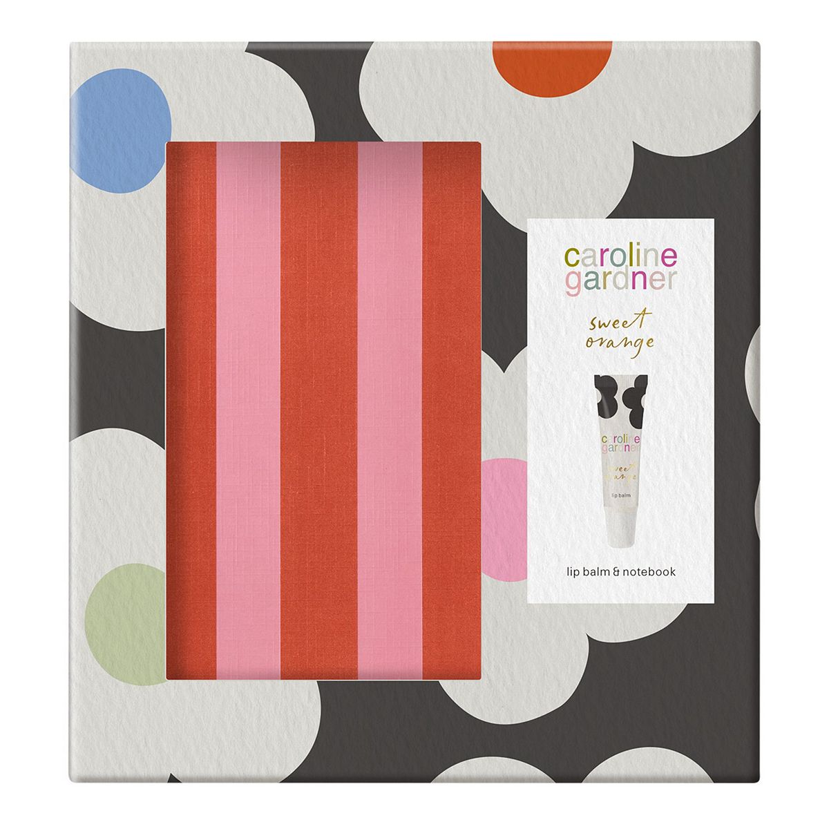CAROLINE GARDNER Notebook & Lip Balm Set