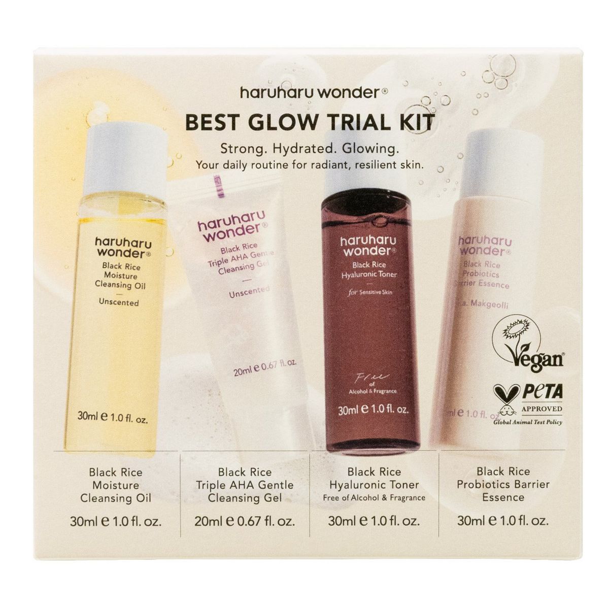 haruharu wonder - Best Glow Trial Kit 4 pcs