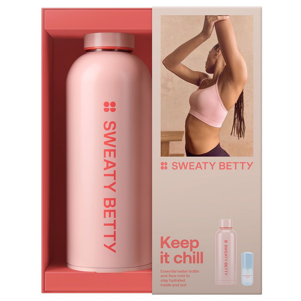 Sweaty Betty Keep It Chill Water Bottle & Face Mist Set