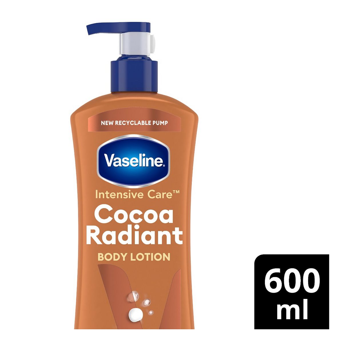 Vaseline Cocoa Radiant Body Lotion For Soft And Supple Skin 600ml