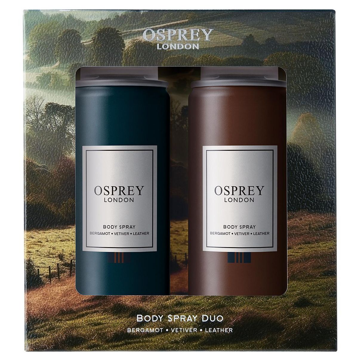 Osprey London Body Spray Duo Bergamot Vetiver & Leather