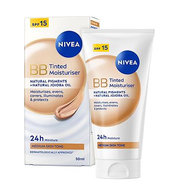 NIVEA BB Tinted Moisturiser SPF15 Medium 50ml