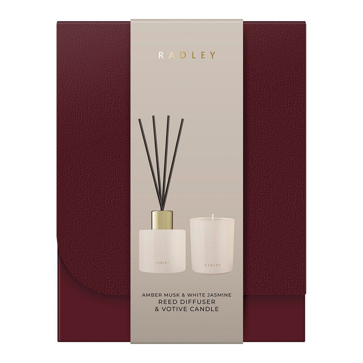 Radley Amber Musk & White Jasmine Mini Diffuser Votive