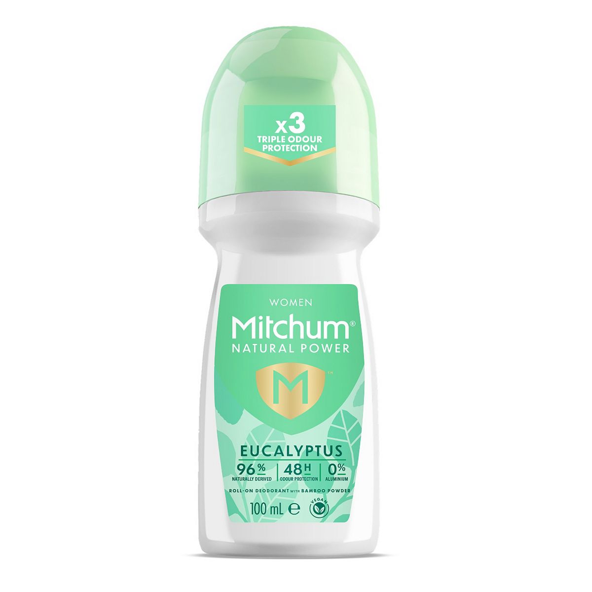 Mitchum Natural Power Eucalyptus Anti-Perspirant & Deodorant Roll On 100ml