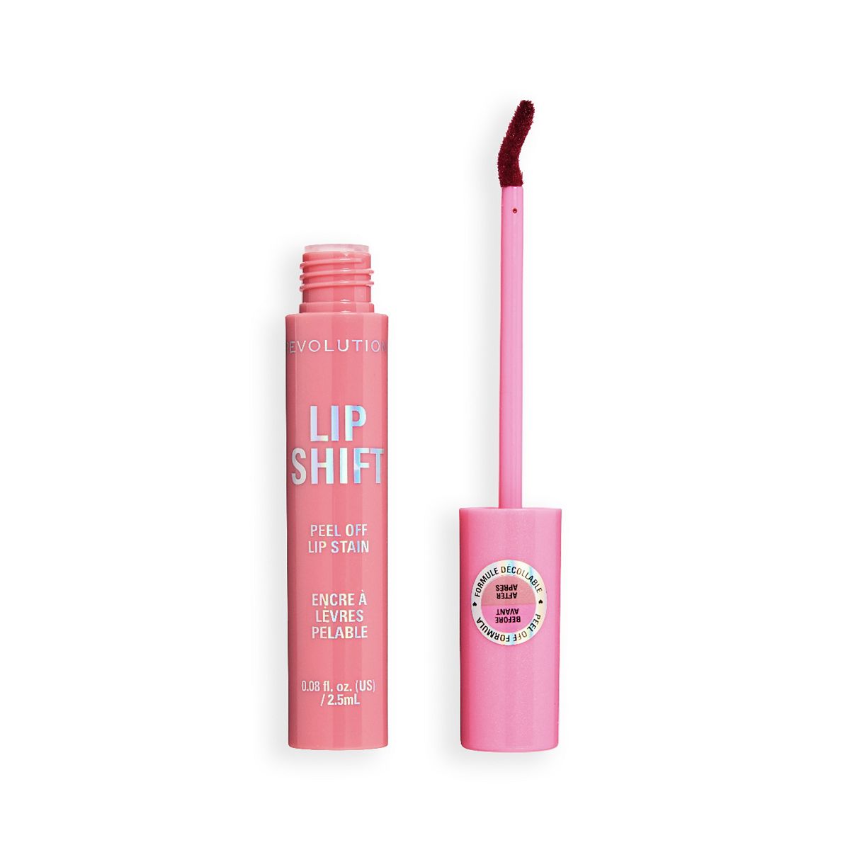 Revolution Lip Shift Peel-Off Stain 2.5Ml Moonlight Nude