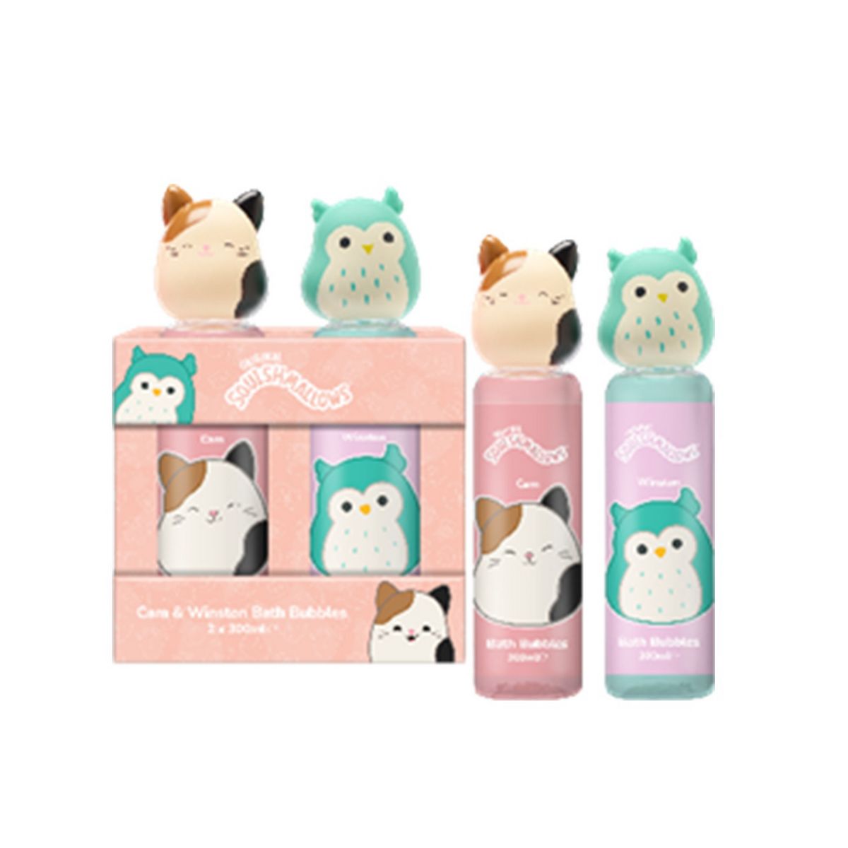 Squishmallows Bath Bubbles Duo Set