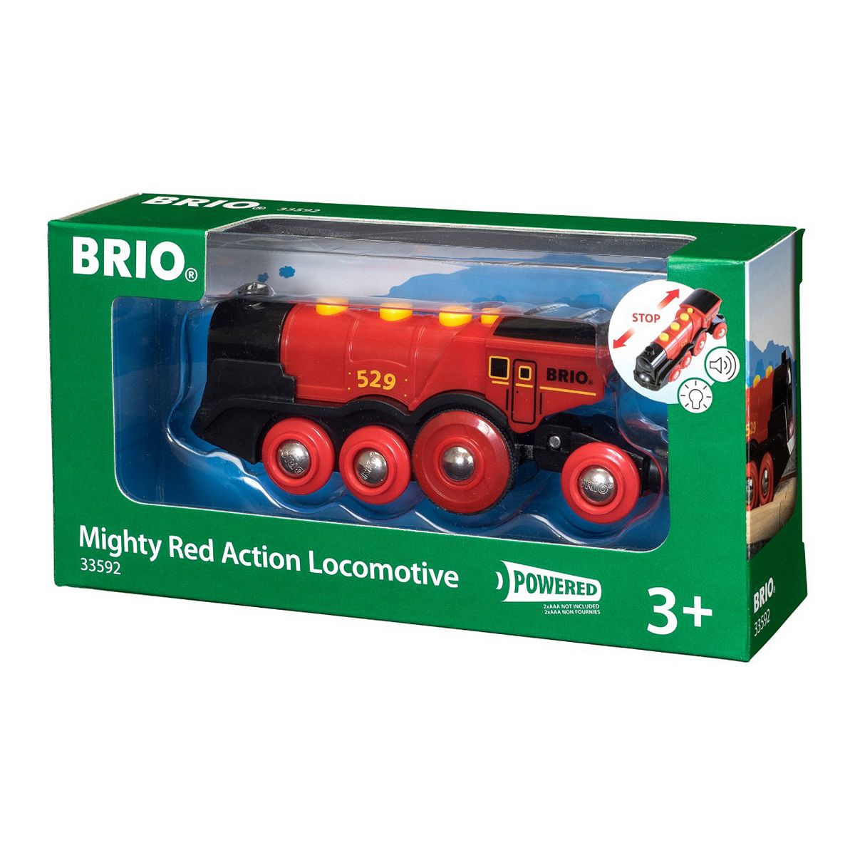 Brio Mighty Red Action Locomotive