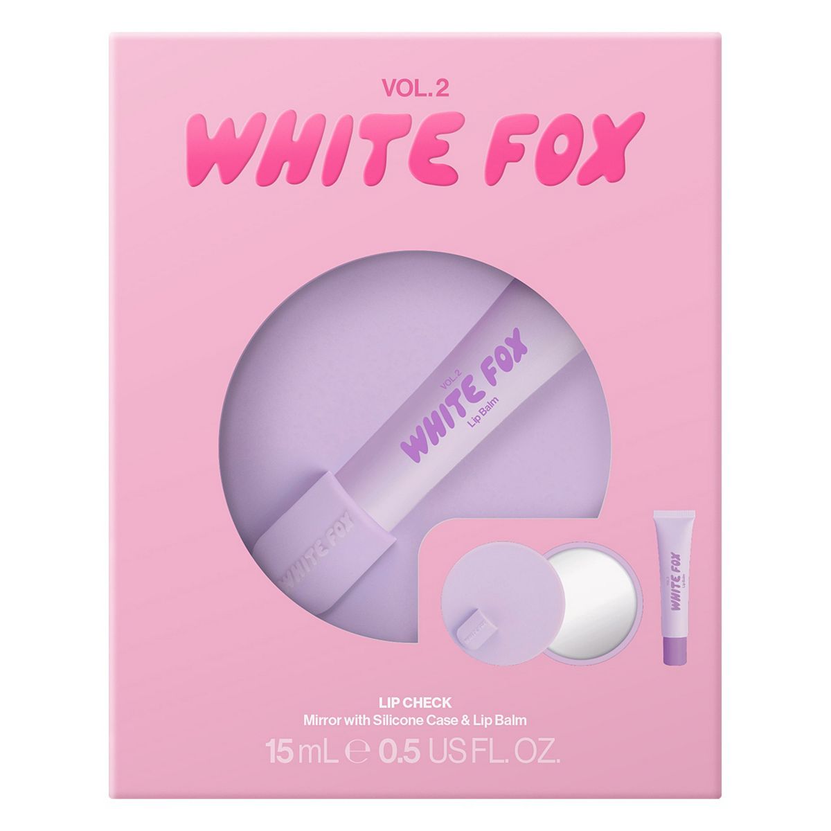WHITE FOX Lip Check Mirror And Balm