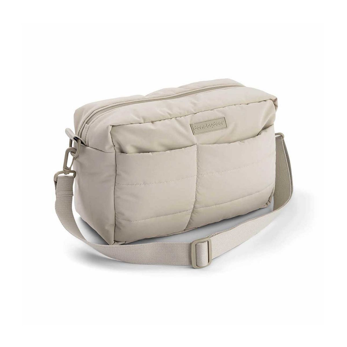 Done By Deer Quilted Stroller Bag Sand