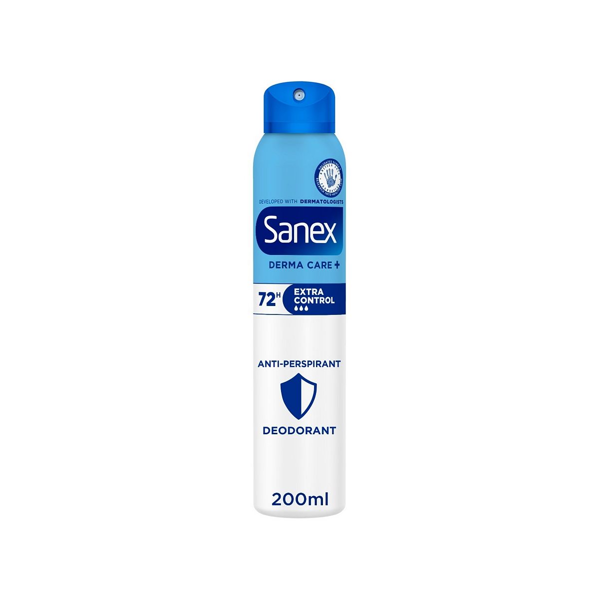 Sanex Derma Care+ Extra Control 72H Antiperspirant Spray Deodorant200 ml, 200ml