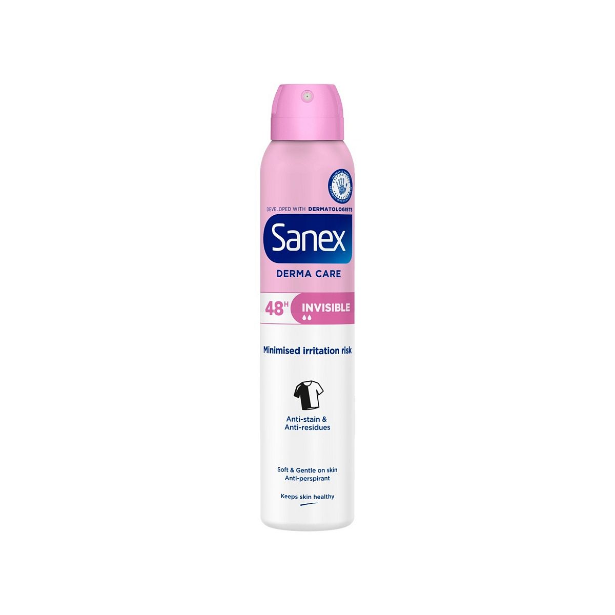 Sanex Derma Care Invisible 48H Antiperspirant Spray Deodorant200 ml, 200ml