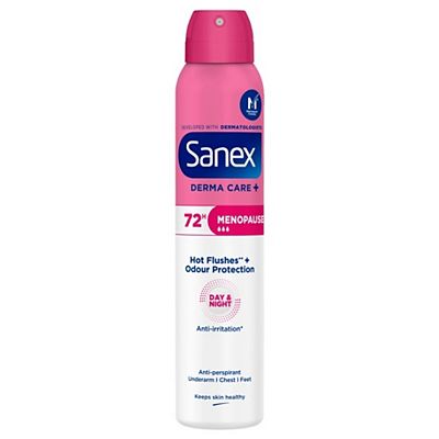 Sanex Derma Care+ Menopause 72h Antiperspirant Spray Deodorant 200ml
