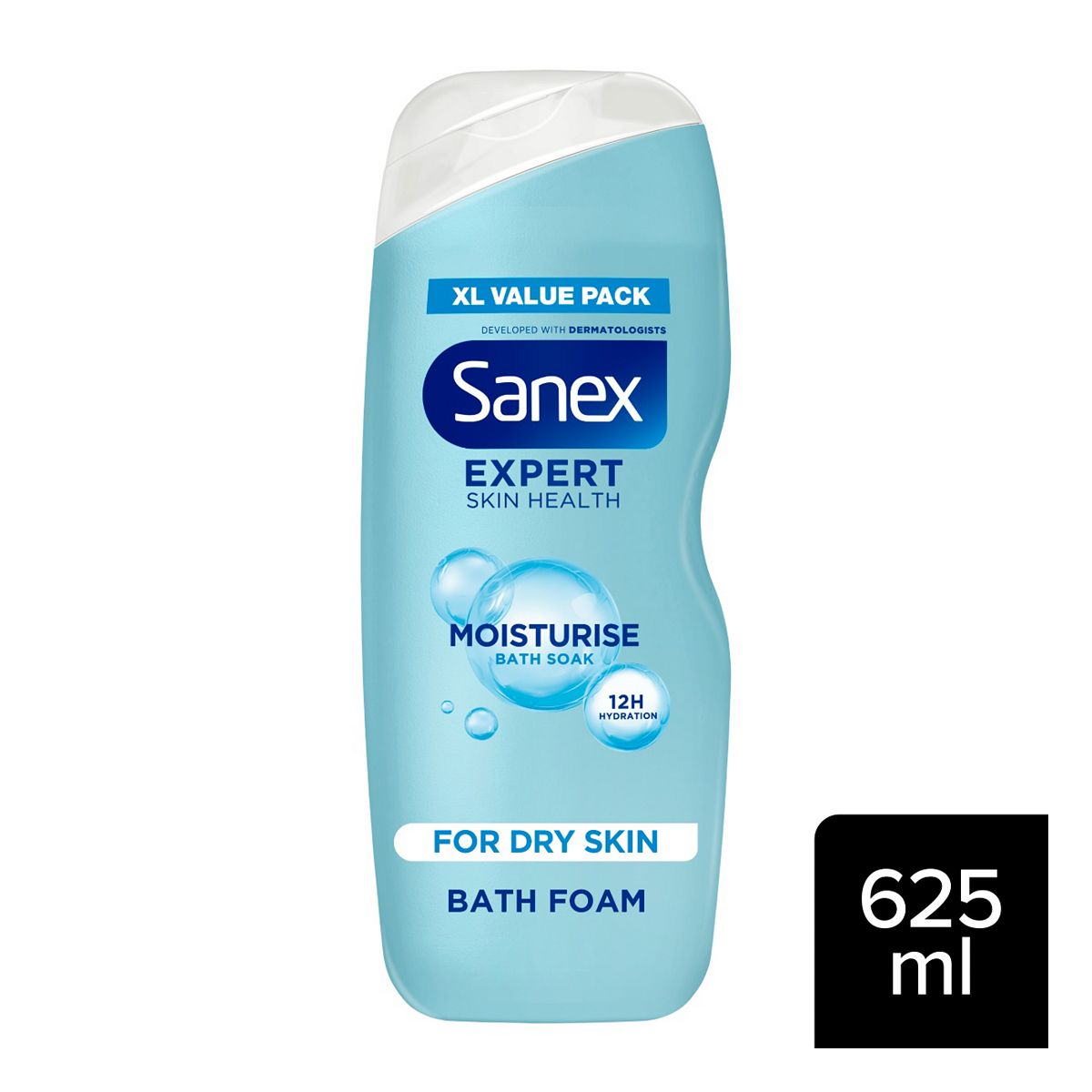 Sanex Expert Skin Health Moisturising Bath Soak 625ml