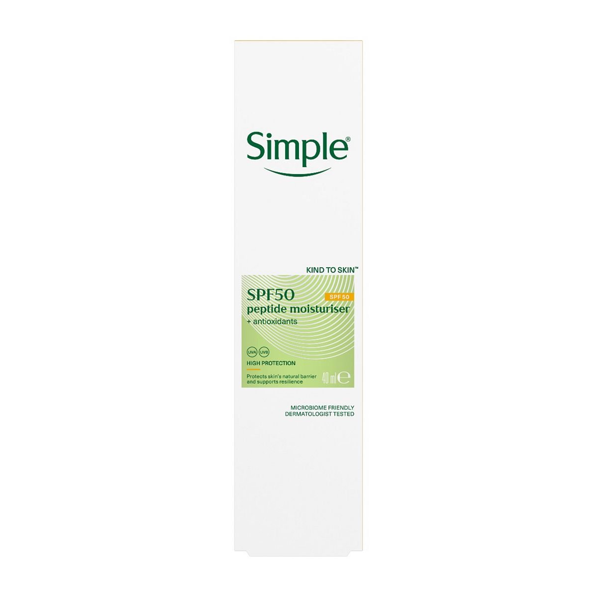 Simple Kind To Skin Spf 50 Moisturiser 40ml