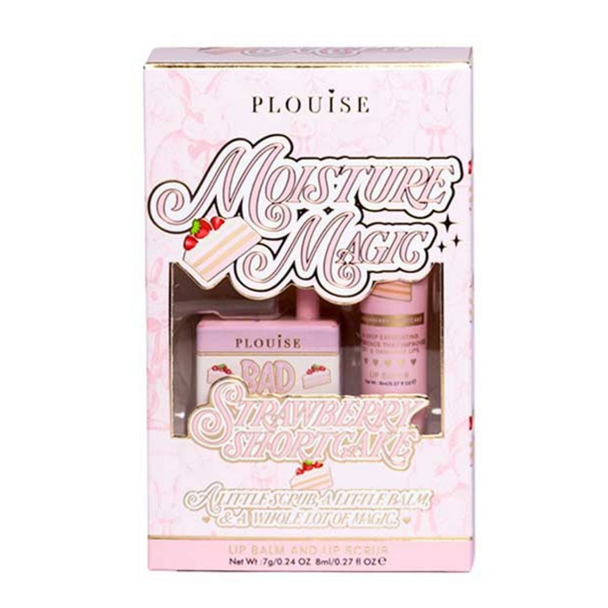 P.Louise Moisture Magic Lip Balm And Scrub Raspberry