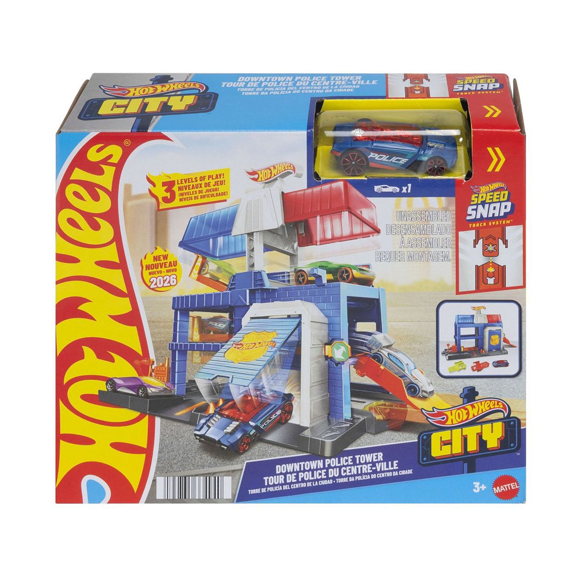 Mattel Hot Wheels City Downtown Police