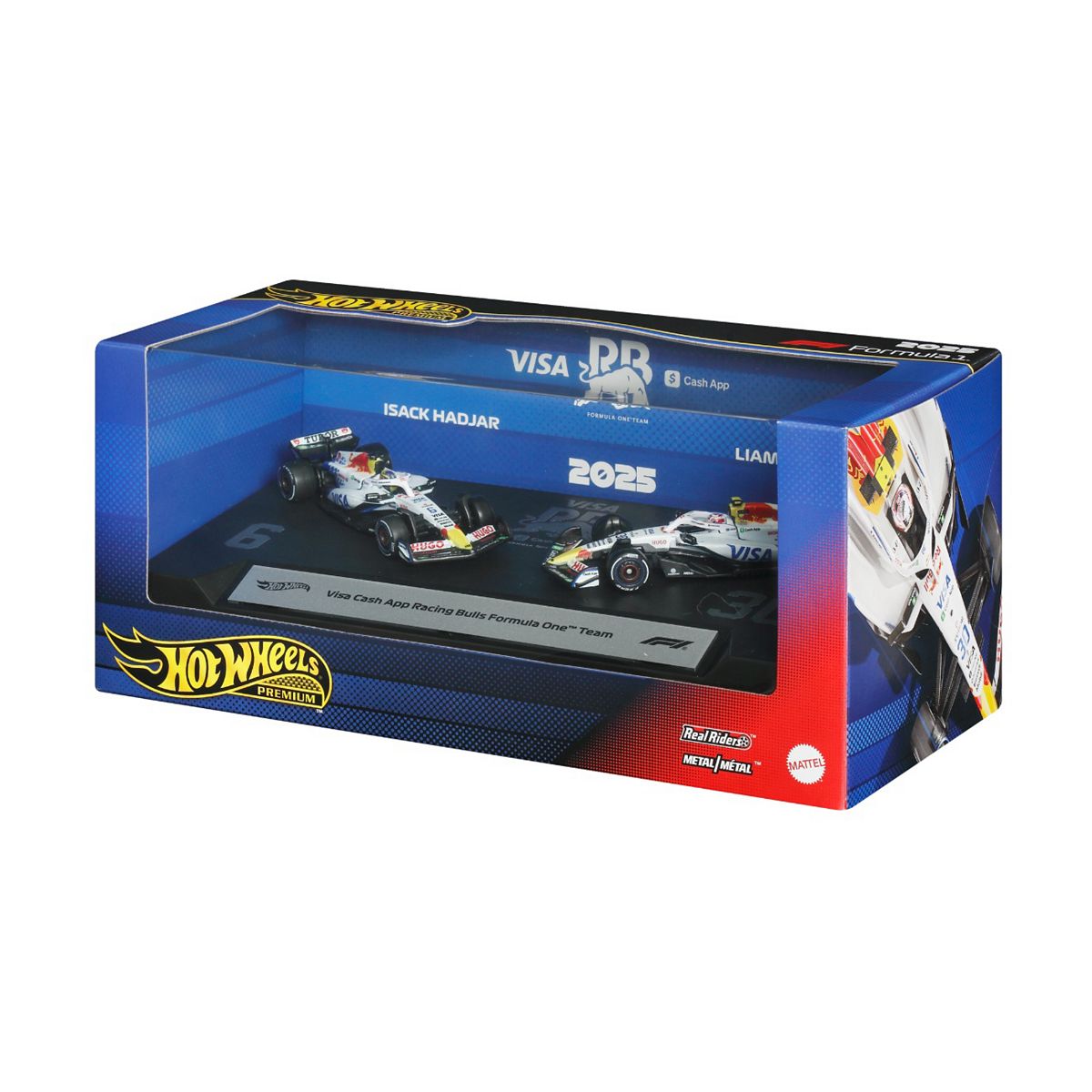 Hot Wheels Premium F1 2-Pack: Visa Cashapp Racingbulls Team Age 14+ Mattel Jmm94 - Image 5