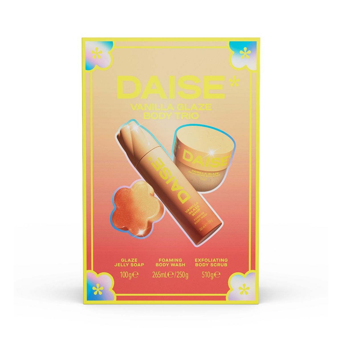 Daise Beauty Daise Vanilla Glaze Body Trio