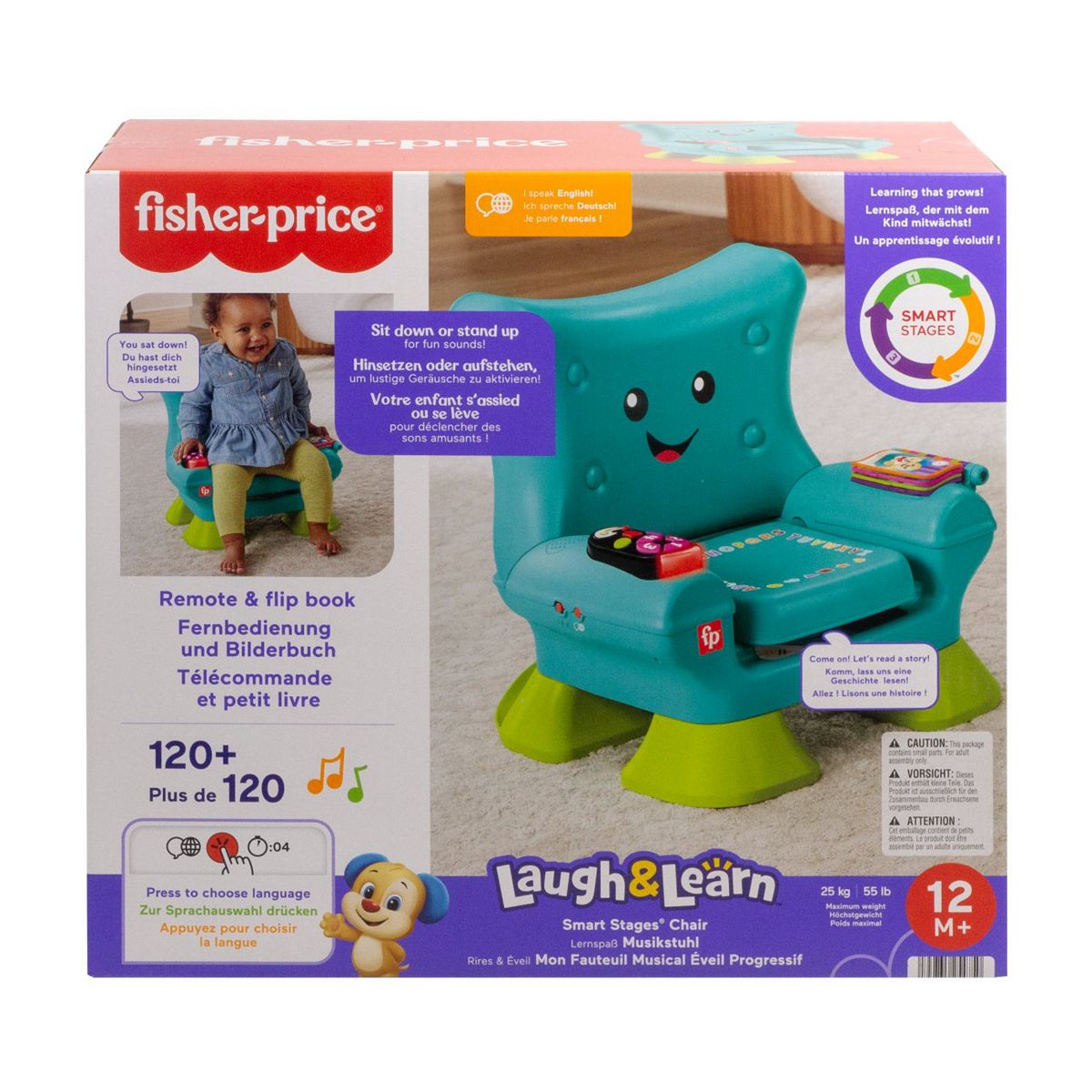 Mattel Fisher Price Laugh And Learn Blue Chair