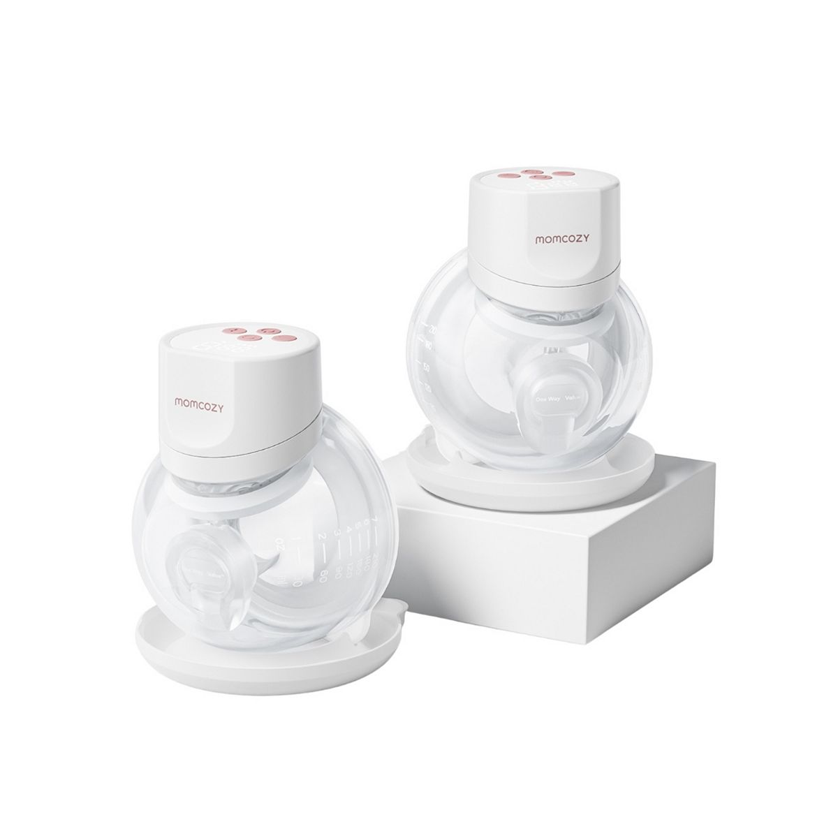 Momcozy S12 Pro+ Wearable Electric Breast Pump Double-White